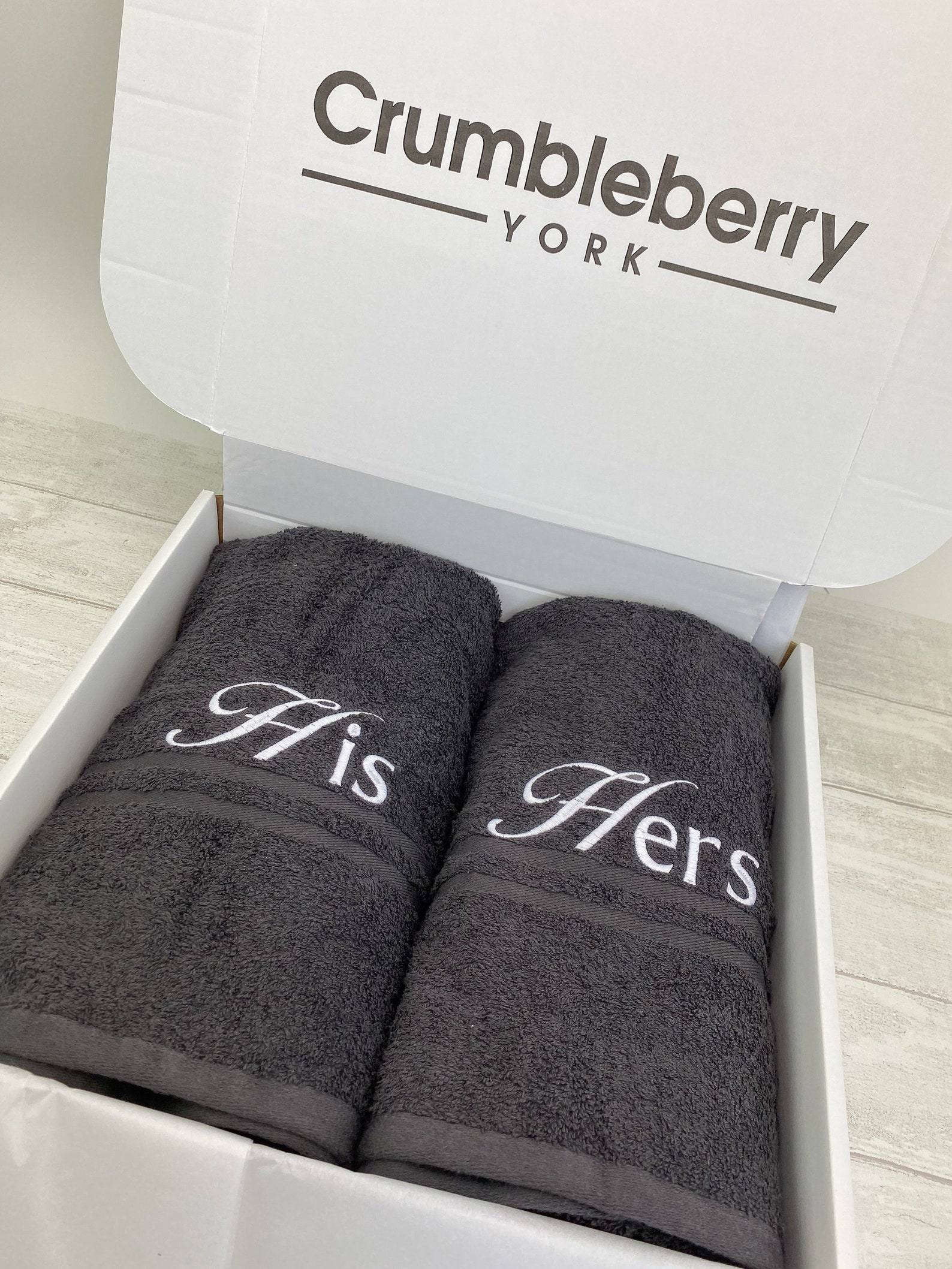 Personalised Couple Towel Set. Ideal for Weddings Etsy