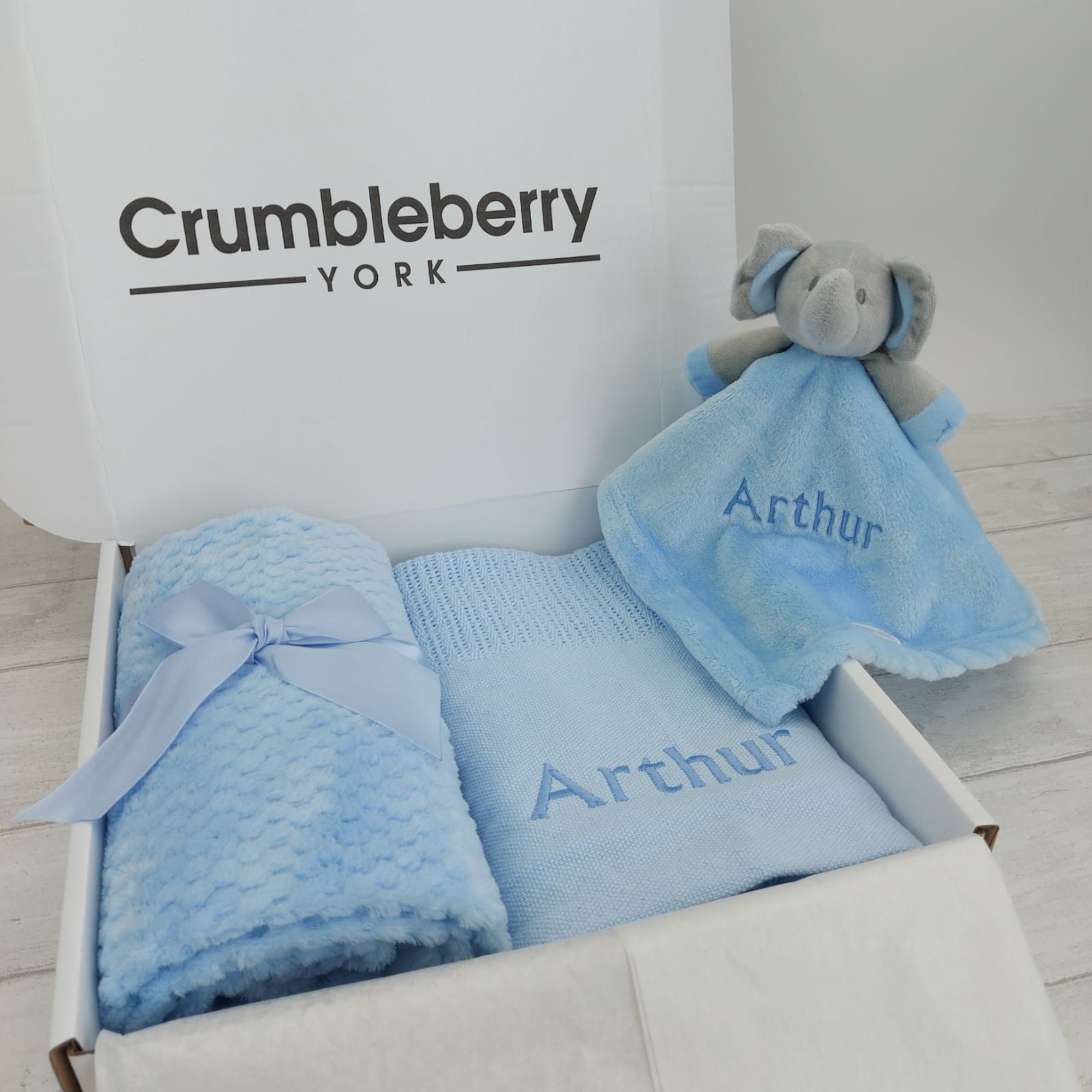 Blue Personalised Baby Gift Set Ideal for Boys. Soft Baby Etsy