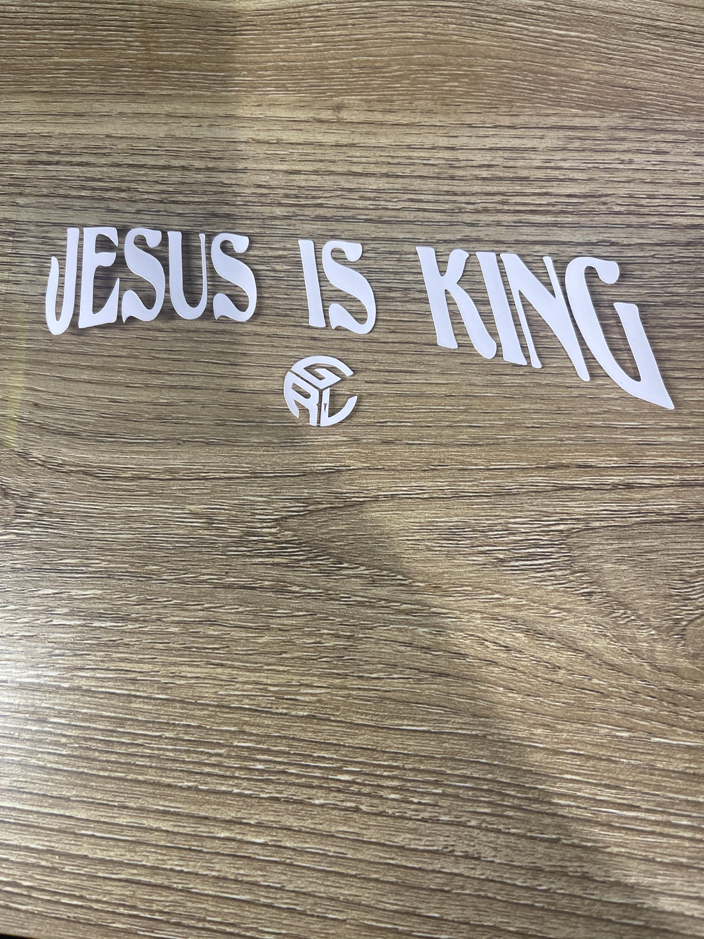 Sticker Jezus is koning