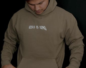 Jesus is King-zware hoodie/christ-hoodie