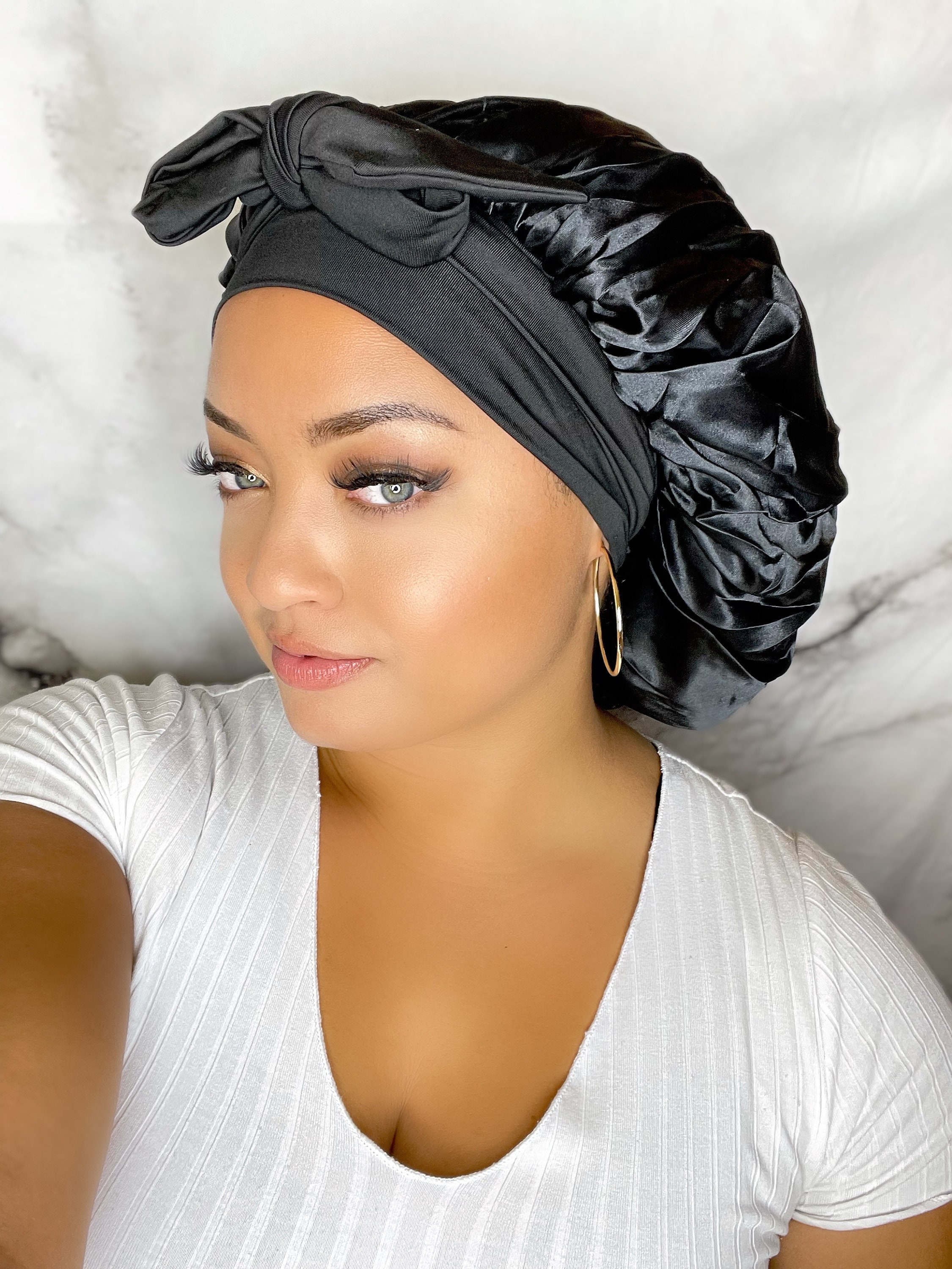 10 Best Hair Bonnets for Natural Hair 2022 - Silk & Satin Hair Bonnets