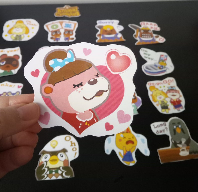 Animal Crossing Stickers Pack ACNH Stickers Animal Crossing Etsy