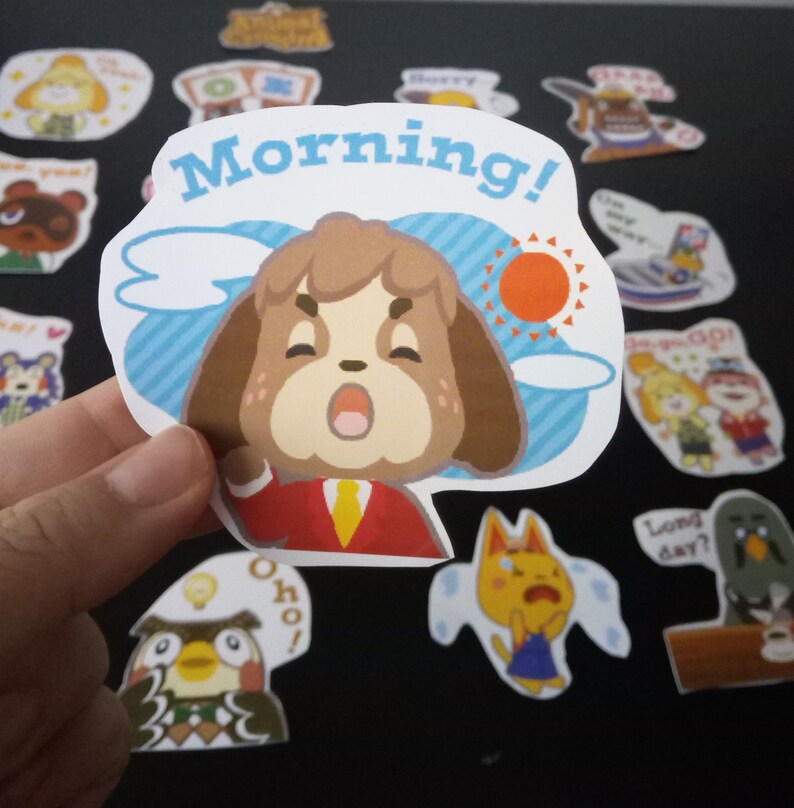 Animal Crossing Stickers Pack ACNH Stickers Animal Crossing Etsy