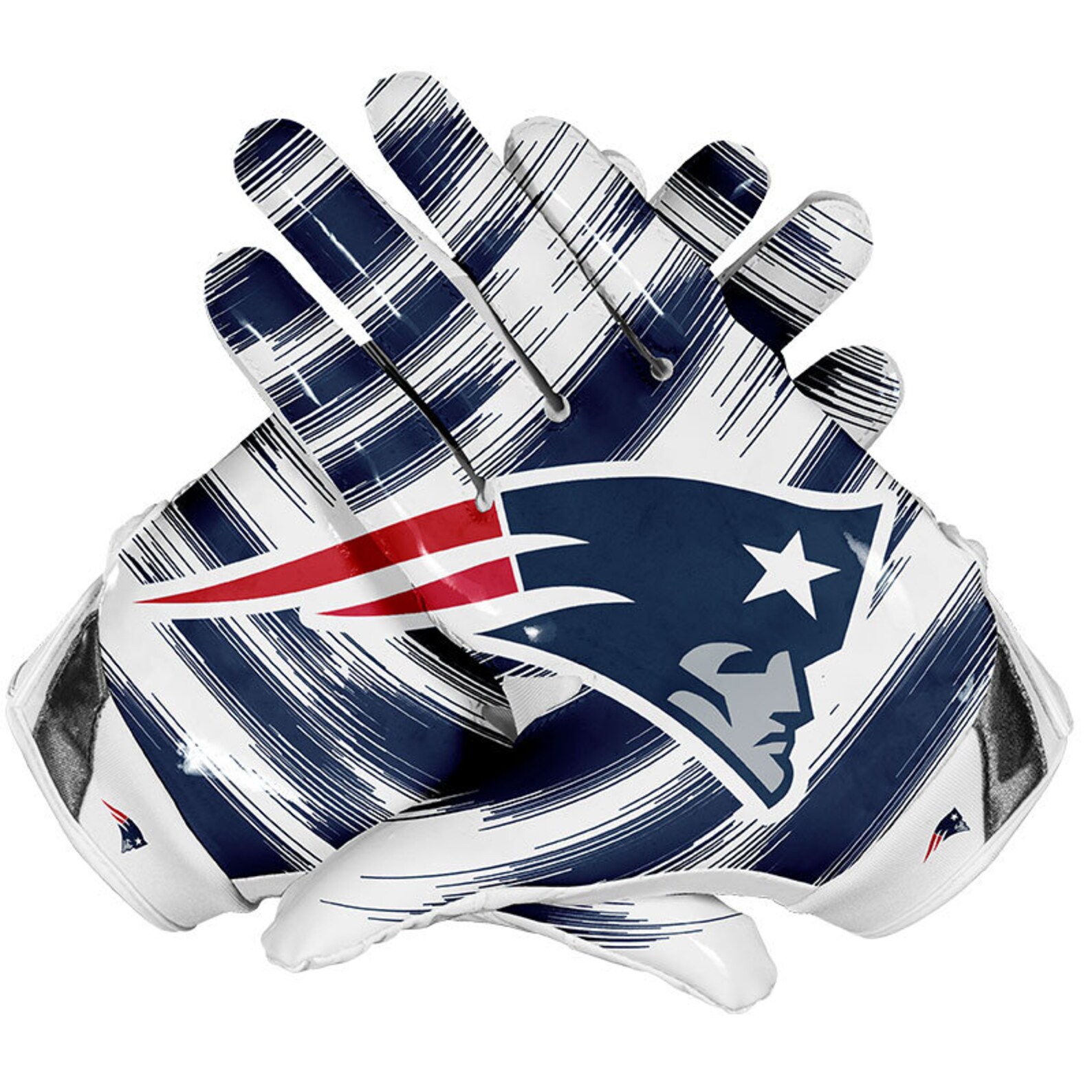 New England Patriots Football Receiver Gloves Etsy