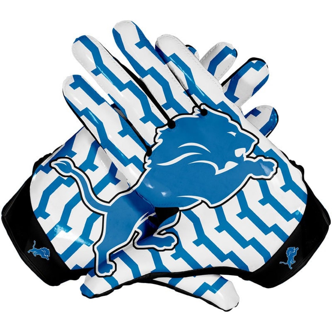 Detroit Lions Football Receiver Gloves Etsy
