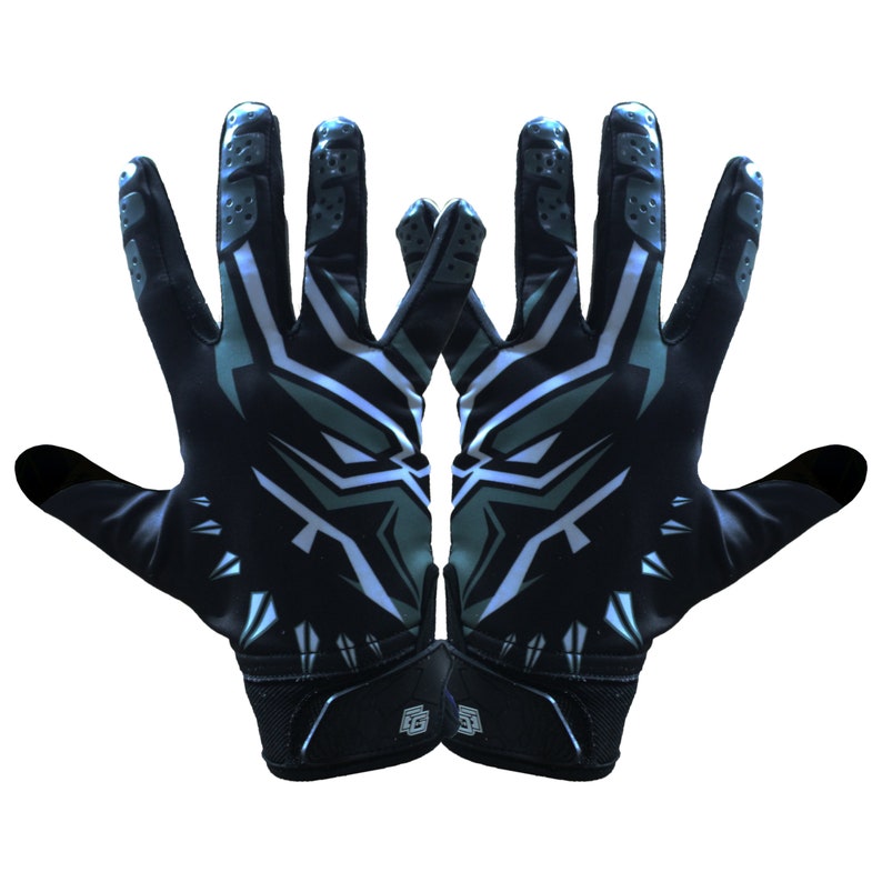 Download Black Panther Football Gloves Elite Gears | Etsy