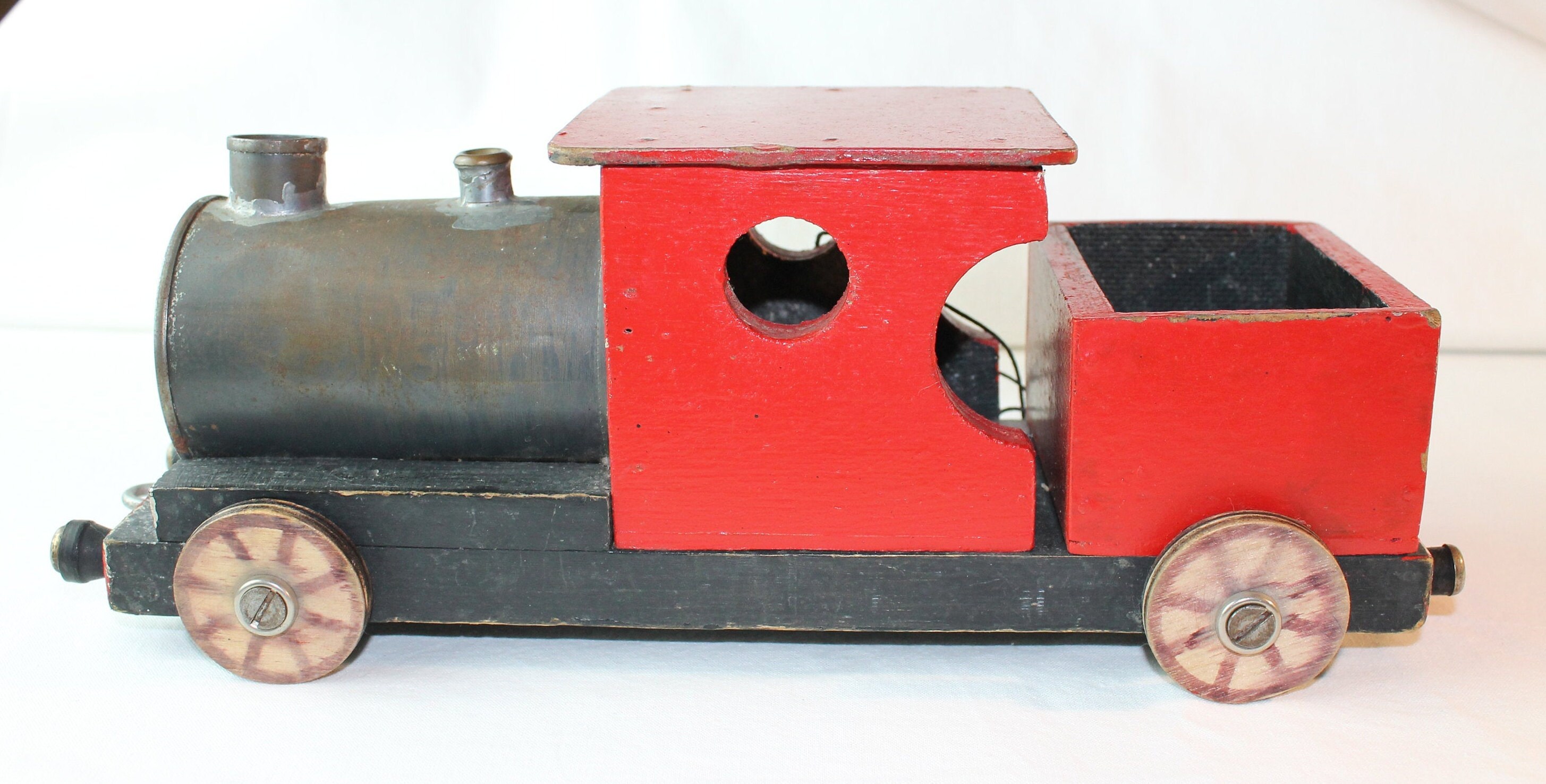 Wooden Engine Steam Train vintage toy 1940s Etsy