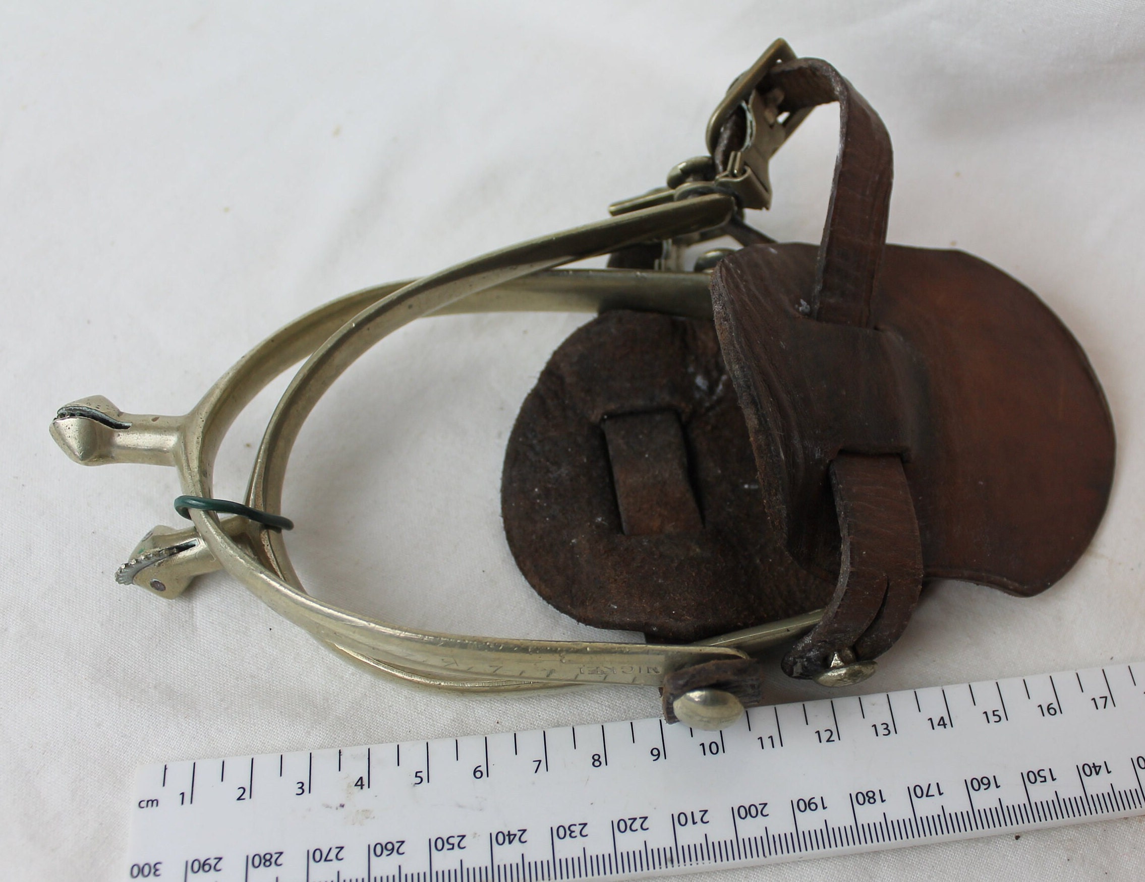 Pair of 1900s Warwickshire Military Horse Spurs With Brown Etsy UK