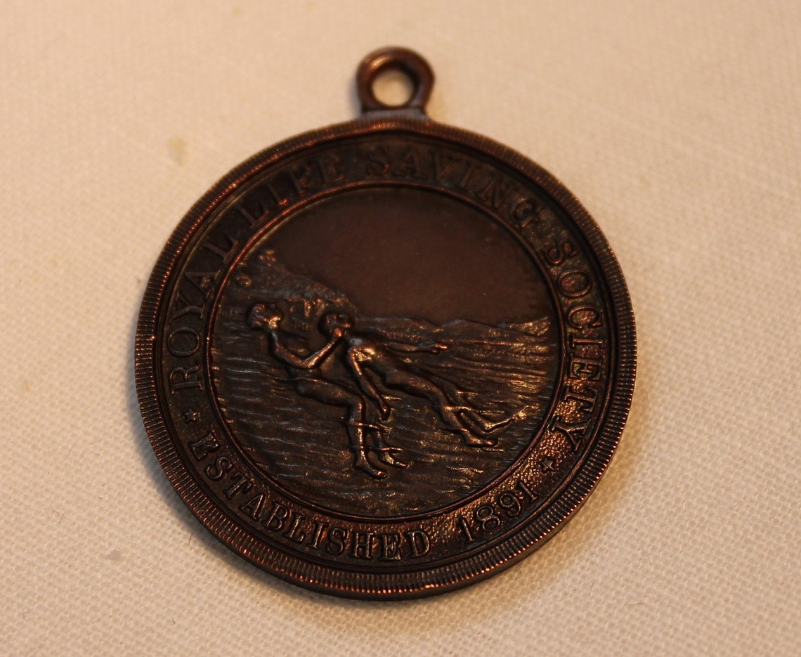 Royal Life Saving Society Medal British Awarded to J.n.beal Etsy