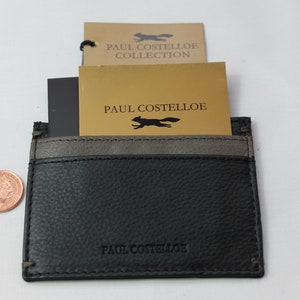 Paul Castelloe Gentleman's Leather Kreditkartenetui und Schlüsselanhänger Gürtelclip