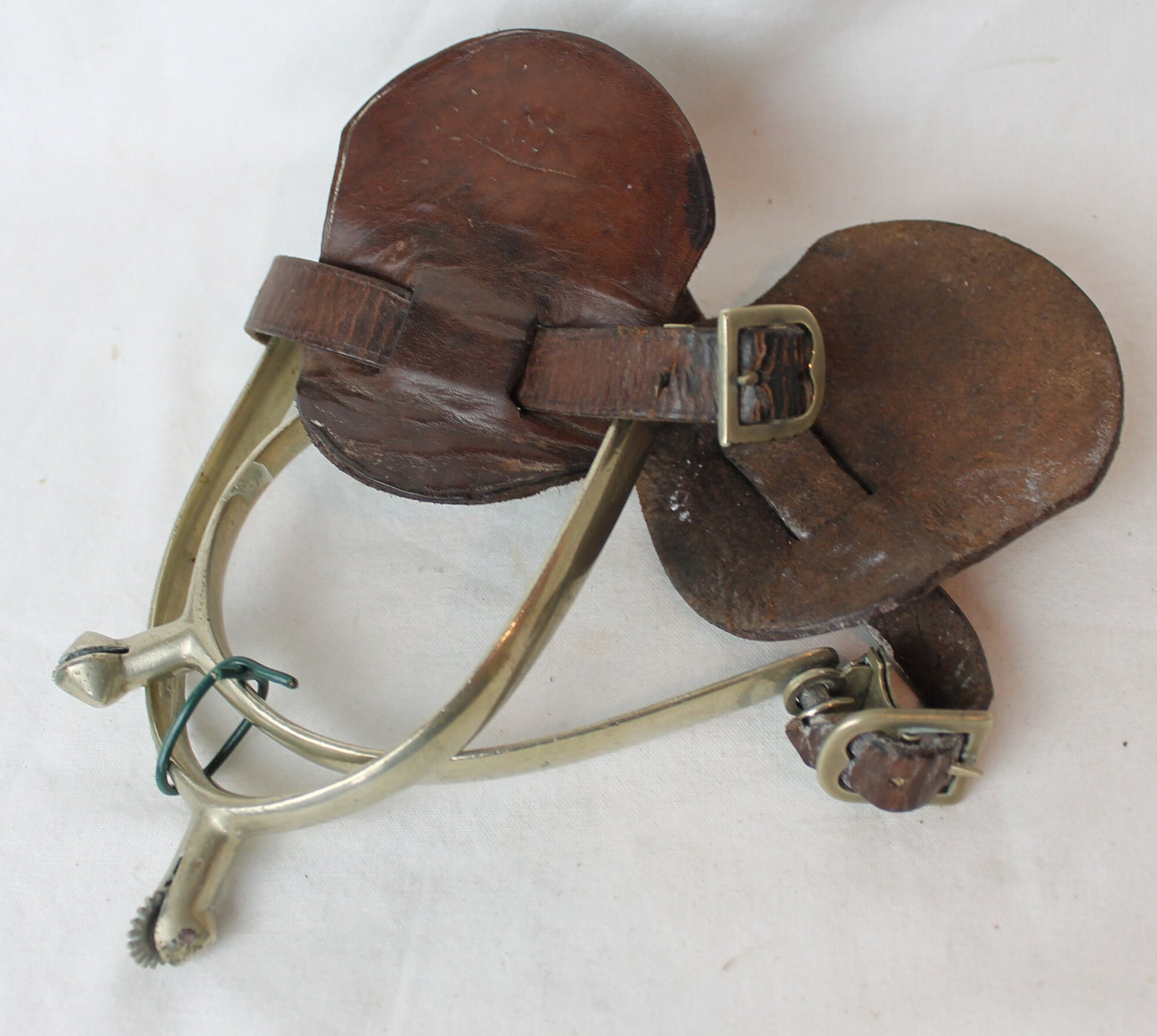 Pair of 1900s Warwickshire Military Horse Spurs With Brown Etsy UK