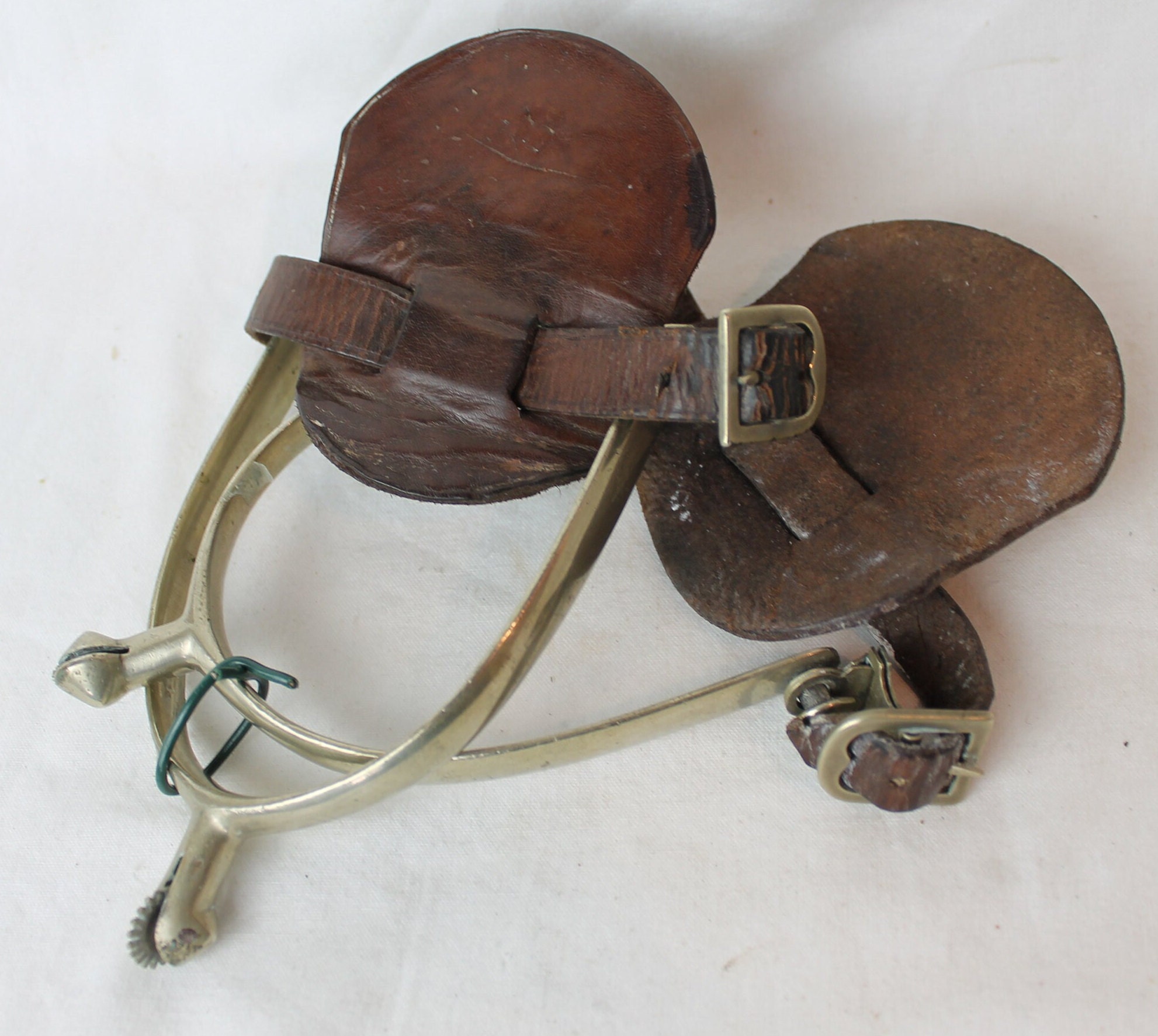 Pair of 1900s Warwickshire Military Horse Spurs With Brown Etsy UK