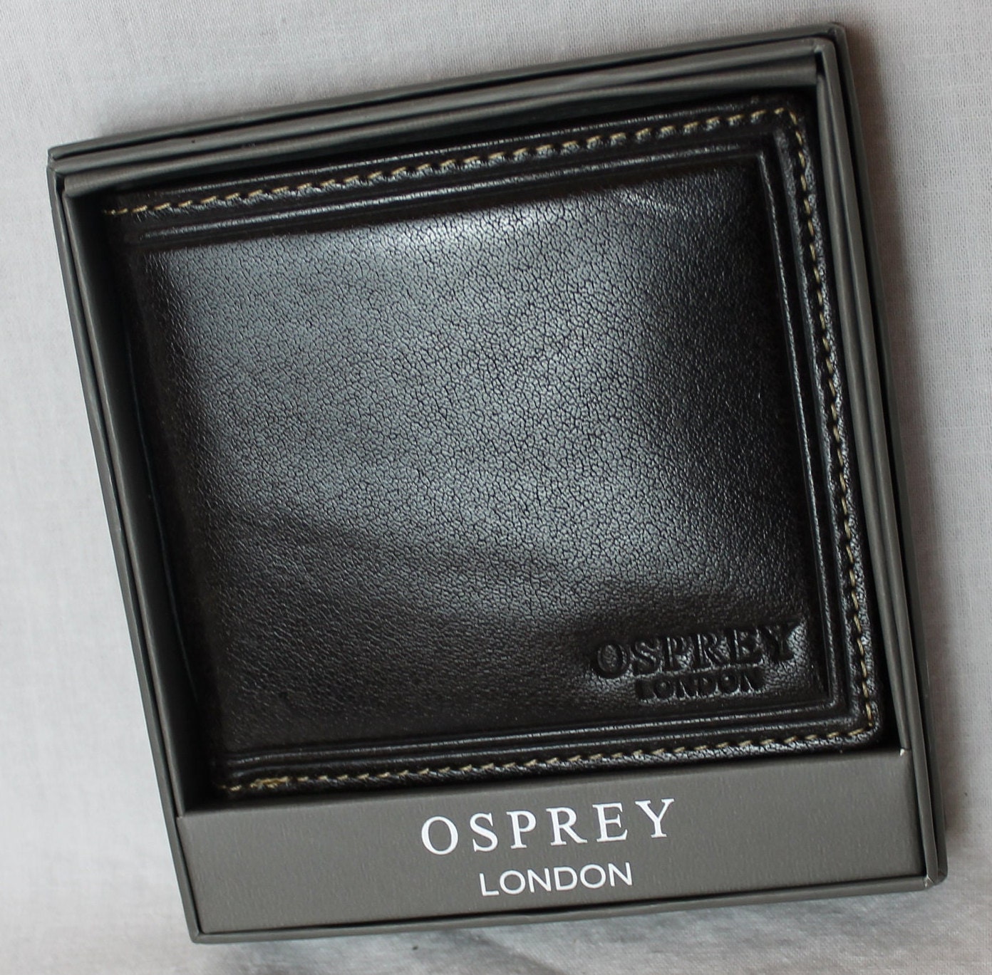 OspreyLondon Mock Croc Leather MATINEE Purse Wallet, Great Gift 20103 CM  Black : Amazon.co.uk: Fashion