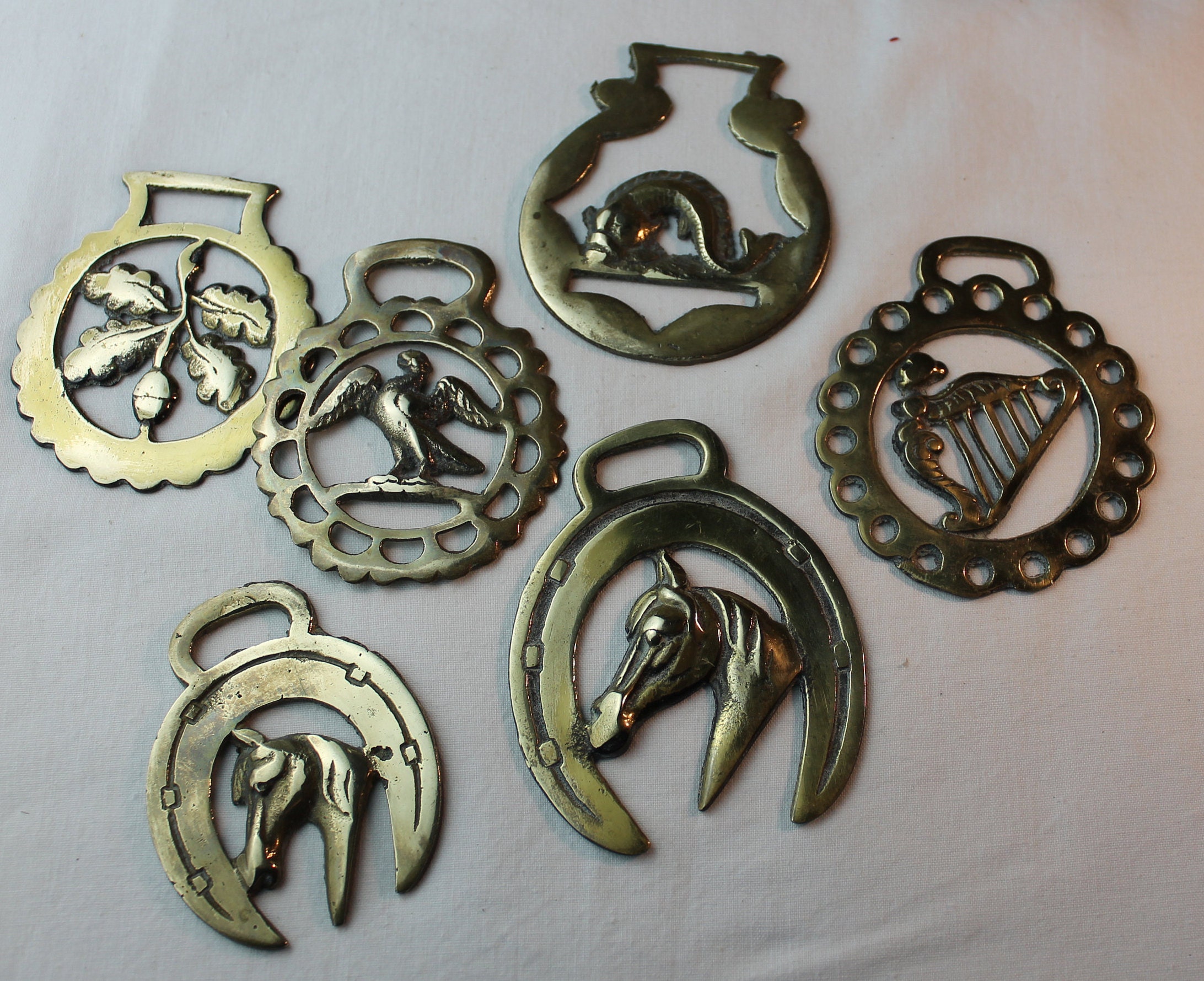 Horse Brasses 5 Vintage Brasses. Etsy UK