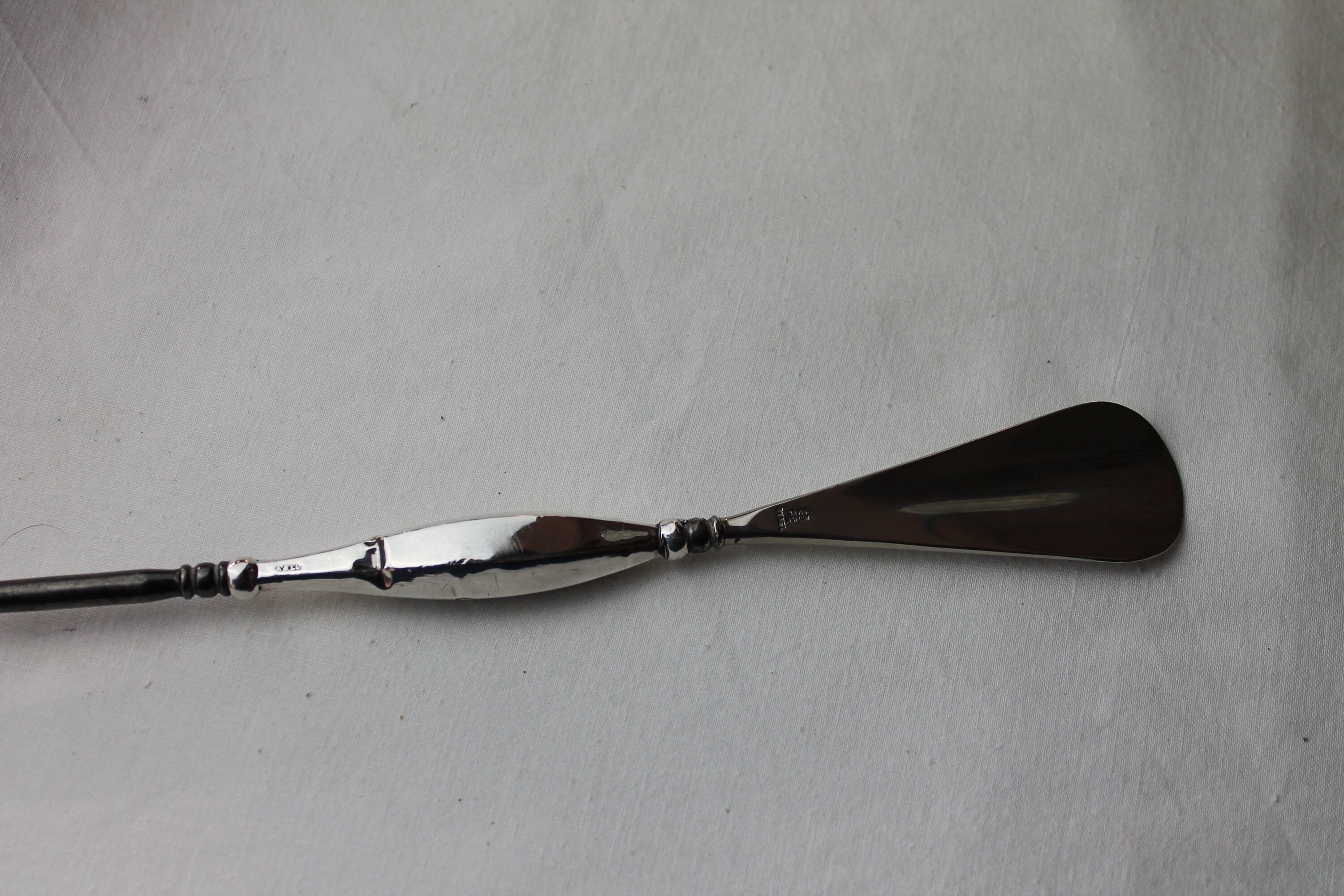 Shoe Horn and button hook Vintage Silver and Chrome Etsy