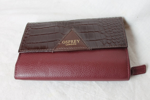 Leather Osprey Clutch/wallet - Etsy