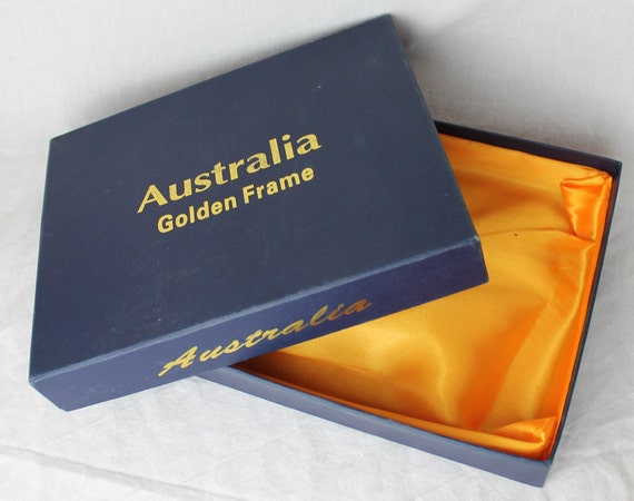 Framed Picture of Sidney Opera House, Australia in Gold in a