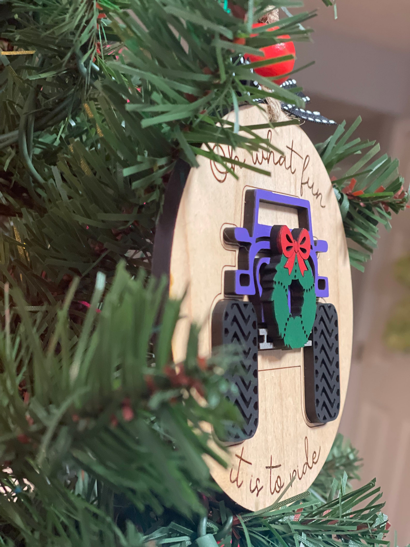 Personalized Gifts For Off Road Lovers Suncatcher Ornament