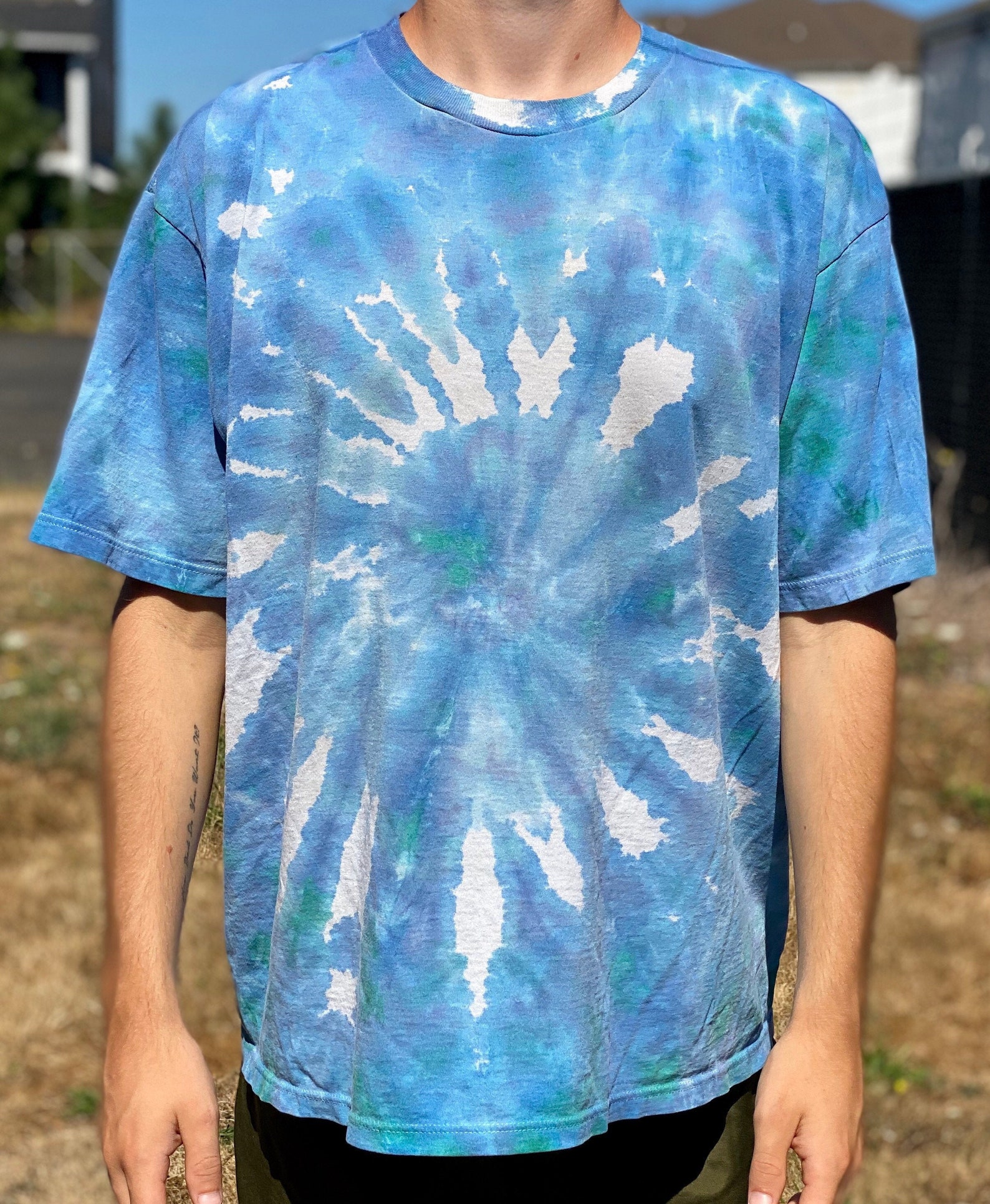 Vintage 90's Tie Dye Size XL Tee Shirt Rare Etsy