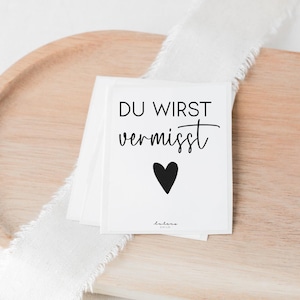 Aufkleber Grabkerze Du wirst vermisst | Erinnerung für Grabkerze Trauerkerze Sticker