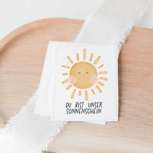 Aufkleber Grabkerze Sonne – Du bist unser Sonnenschein | Erinnerung für Grabkerze Sternenkind Sticker