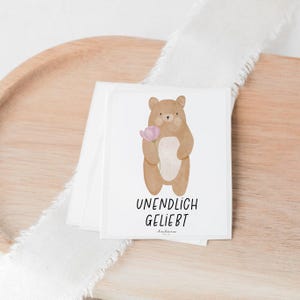 Aufkleber Grabkerze Bär – mit Spruch Unendlich geliebt | Erinnerung für Grabkerze Sternenkind Sticker
