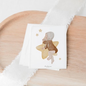 Adesivo tomba candela bambino stella senza dire | Ricordo per la candela della tomba e il bambino delle stelle