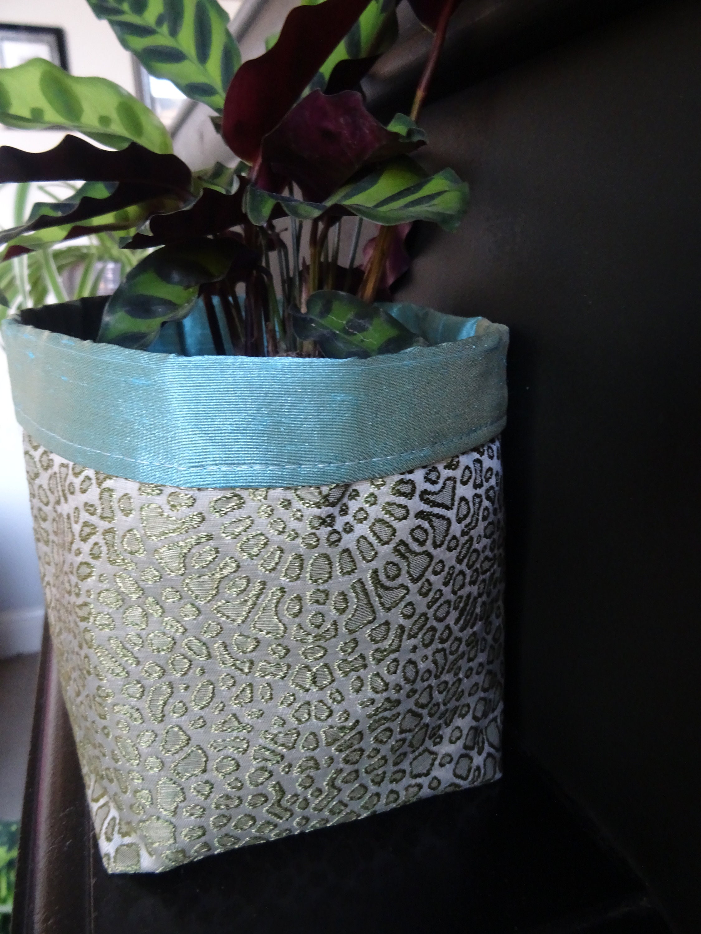 Fabric Plant Pot Etsy