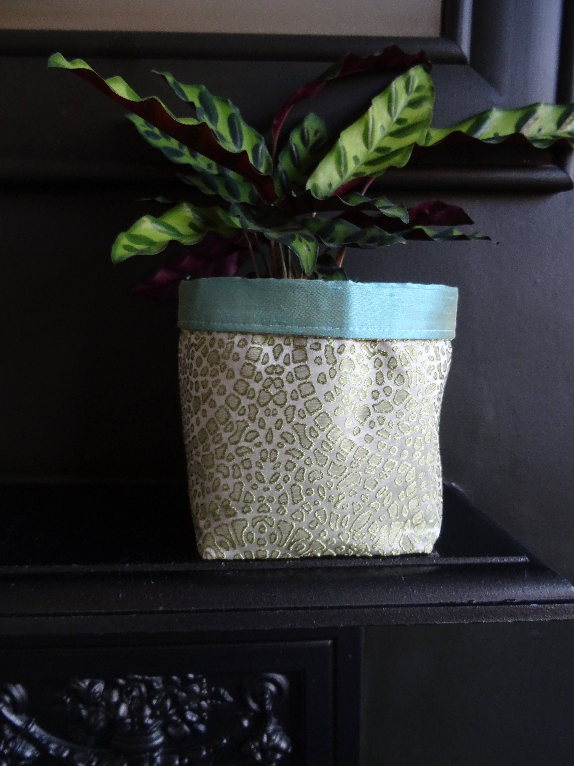 Fabric Plant Pot Etsy