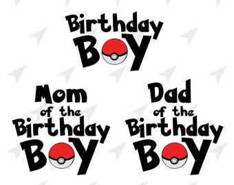 Download Pokemon Birthday Svg Etsy