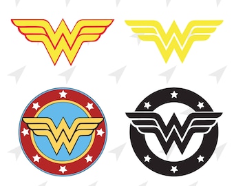photo Mujer Maravilla Vector Logo wonder woman vector etsy