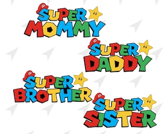 Download Super Mario Birthday Svg Etsy