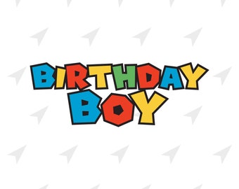 Mario Birthday Svg Etsy