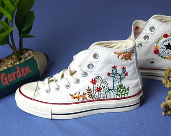Custom Converse Chuck Taylor 70 Embroidered Cactus/cactus - Etsy Custom Converse Chuck Taylor 70 Embroidered Cactus/cactus - Etsy
