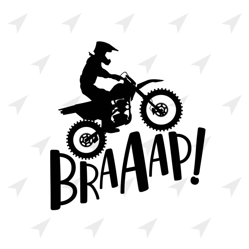 Download Braaap Motocross SVG PNG DXF. Instant download files for ...