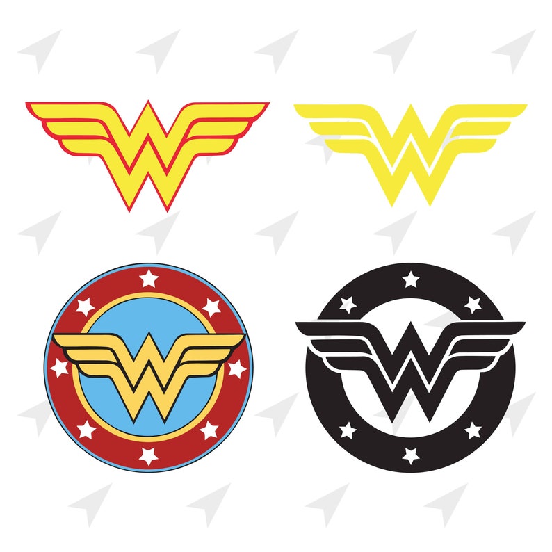 Wonder Woman Logo SVG PNG DXF. Instant download file for | Etsy