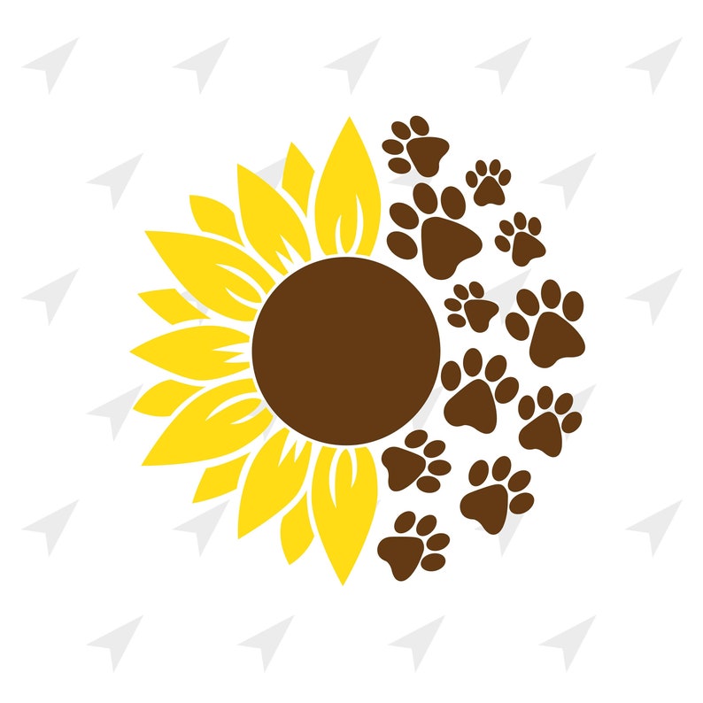 Free Free 187 Sunflower Paw Svg SVG PNG EPS DXF File