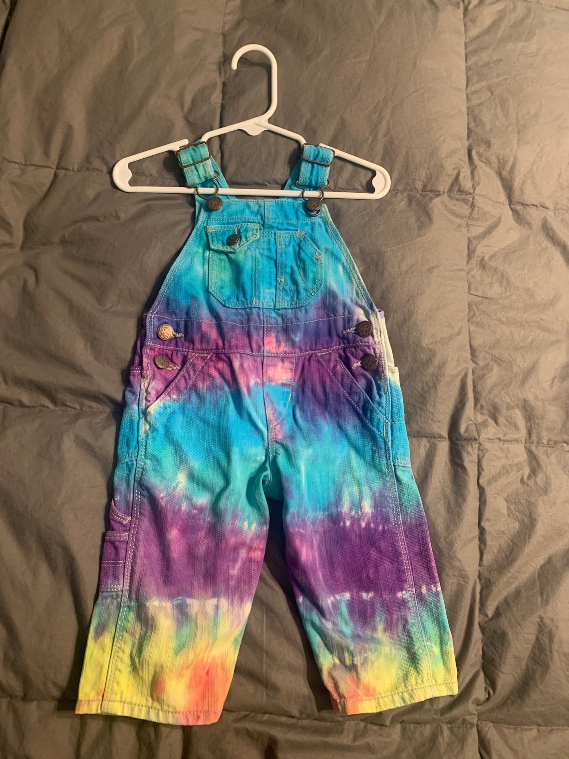 Tie Dye Overalls Etsy