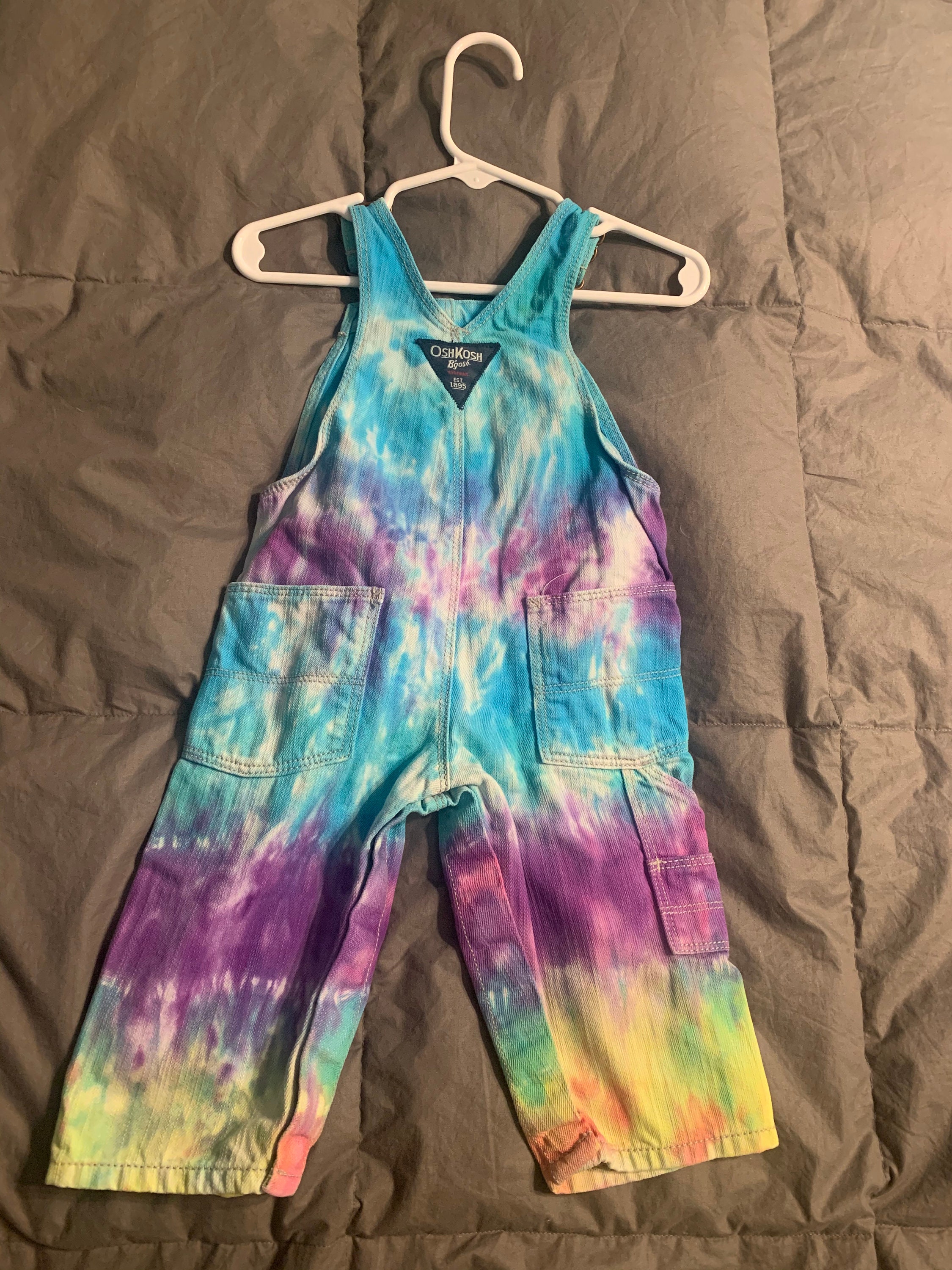 Tie Dye Overalls Etsy