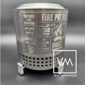 Fire Pit Rules! Custom Solo Stove Mesa / Mesa XL