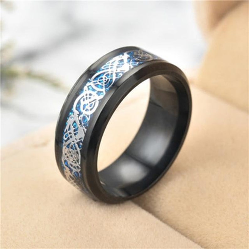 Double Collection Dragon Ring Stainless Steel - Etsy