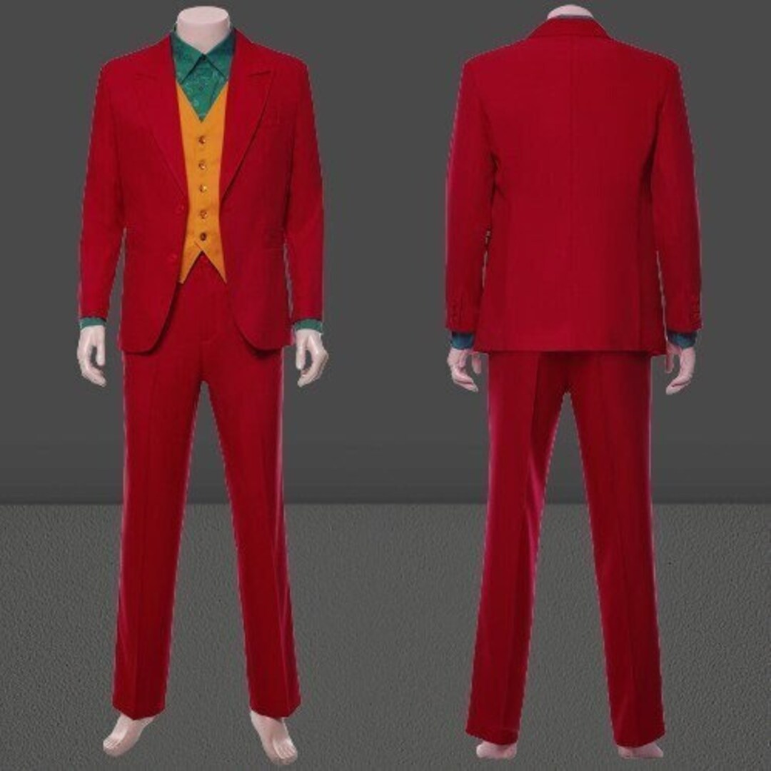 Joker Costume Joaquin Phoenix Arthur Fleck Joker Suit Cosplay Etsy