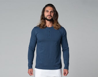 TAPAN T-Shirt 3 Buttons 100% Organic cotton - Chin Mudra