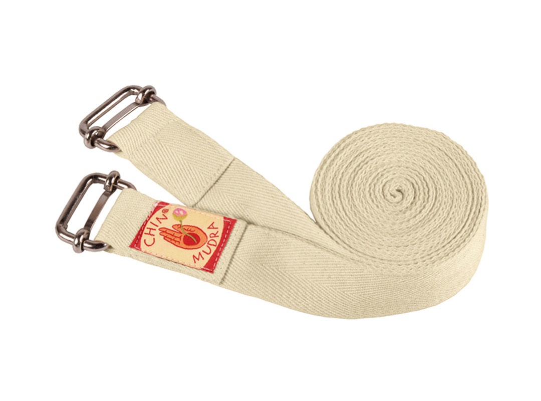 Iyengar Double Buckle Strap 100% Organic Natural Chin Mudra