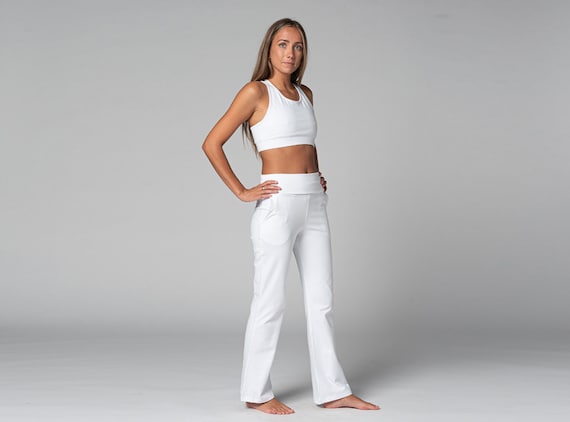 Pantalon de yoga femme Confort Coton Bio Chin Mudra -  France
