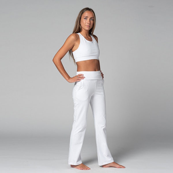 Women's Yoga Pants Comfort - Organic Cotton - Chin Mudra