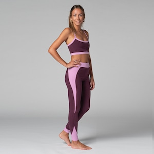 Bi-colour Yoga Legging - Organic Chin Mudra