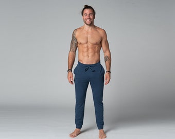 Men's Yoga Jogger Pants - 100 % Organic cotton - Chin Mudra