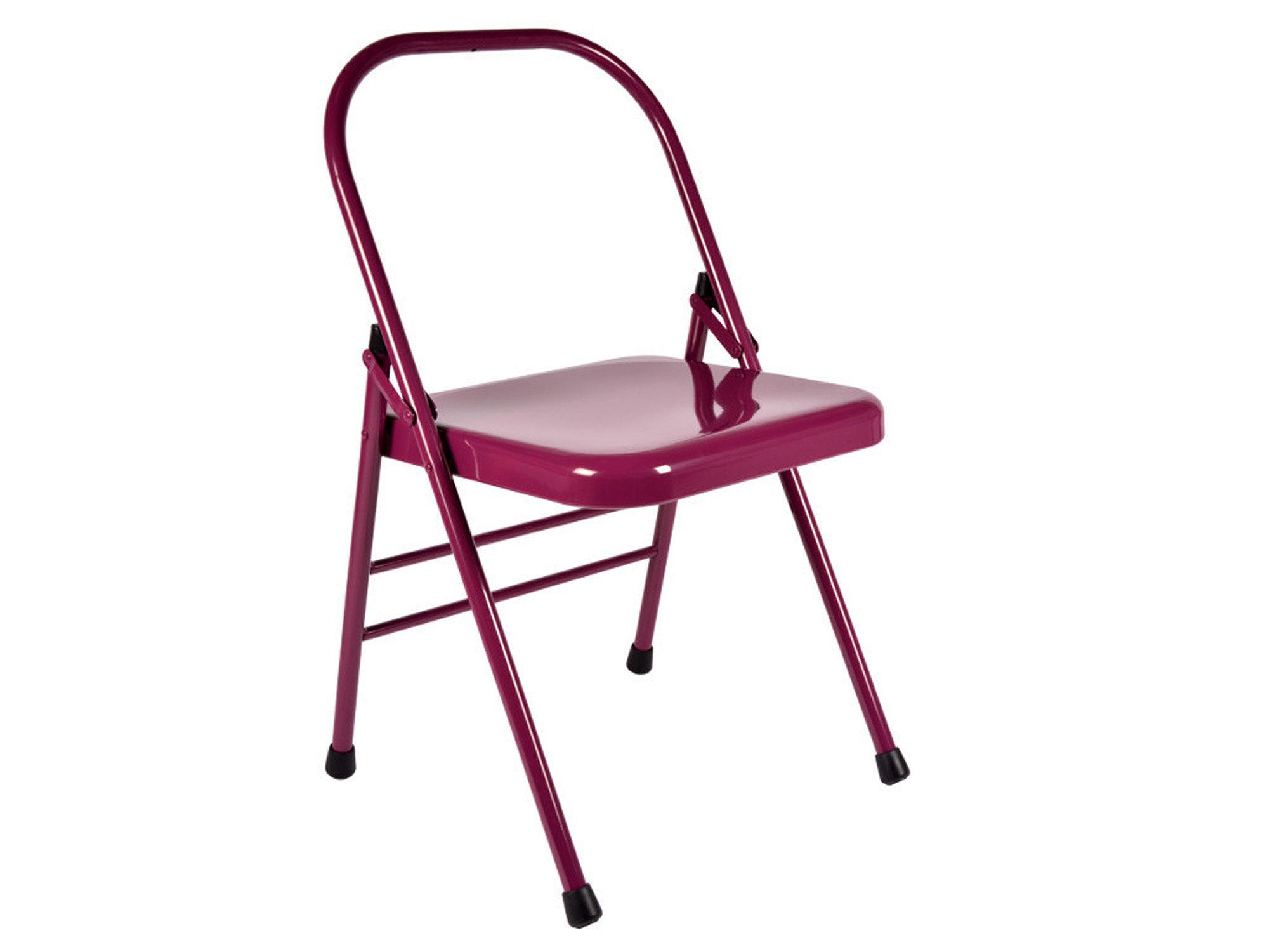 Get Out! Back Bender Chair Restorative Yoga Props - Folding Metal Yoga  Chair