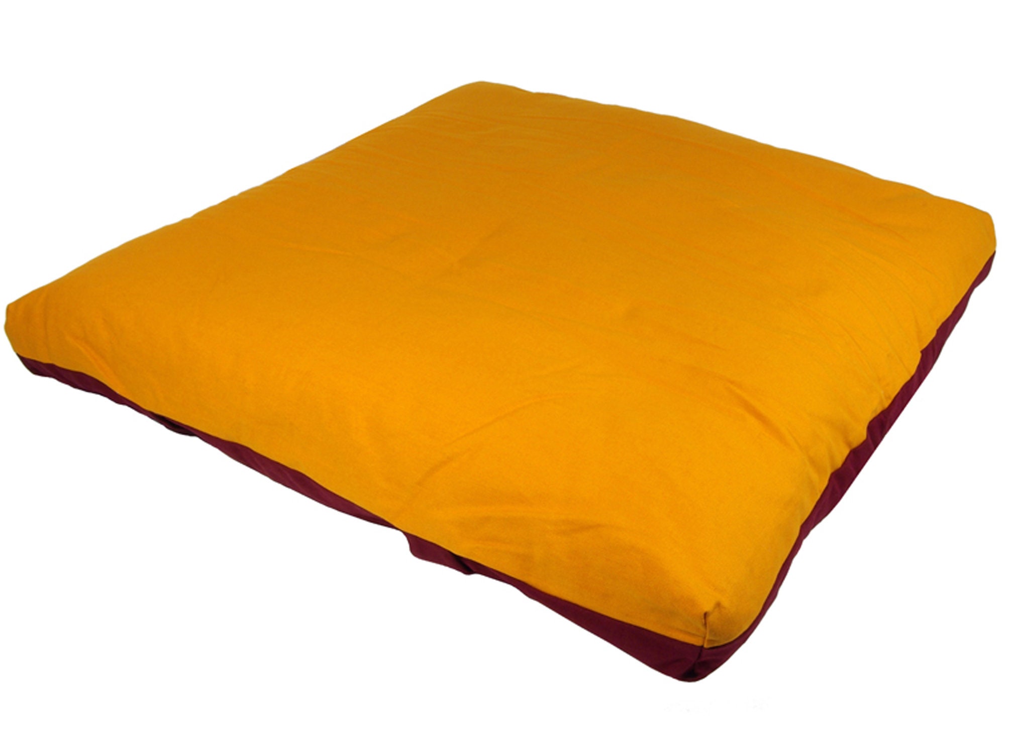 Coussin de méditation Lotus 100% coton Bio Bordeaux - Zafus